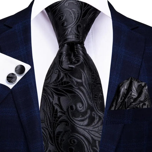 Necktie Pocket Square and Cuff-links