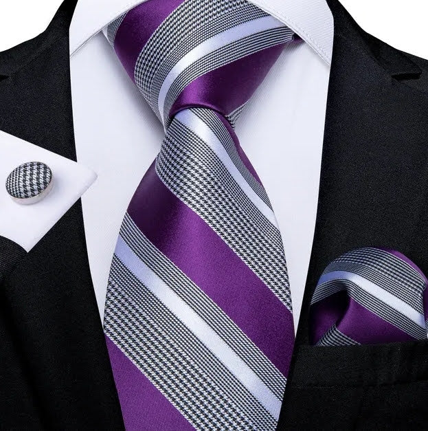 Necktie Pocket Square and Cuff-links