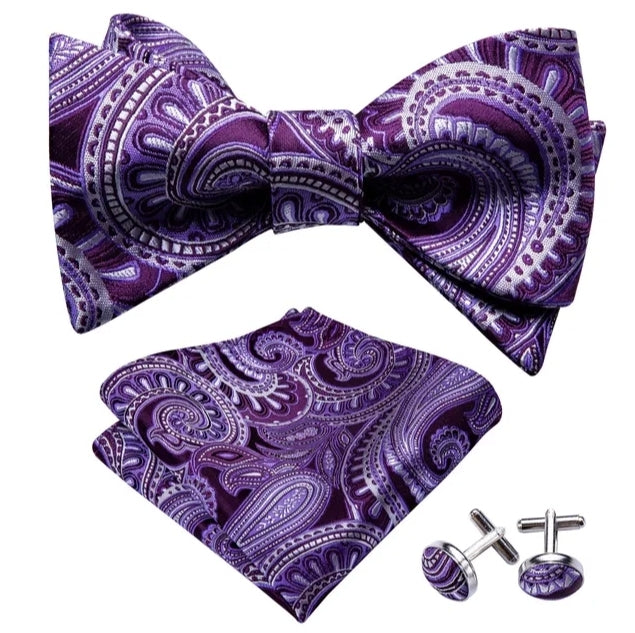 Bowtie and Pocket Square Set