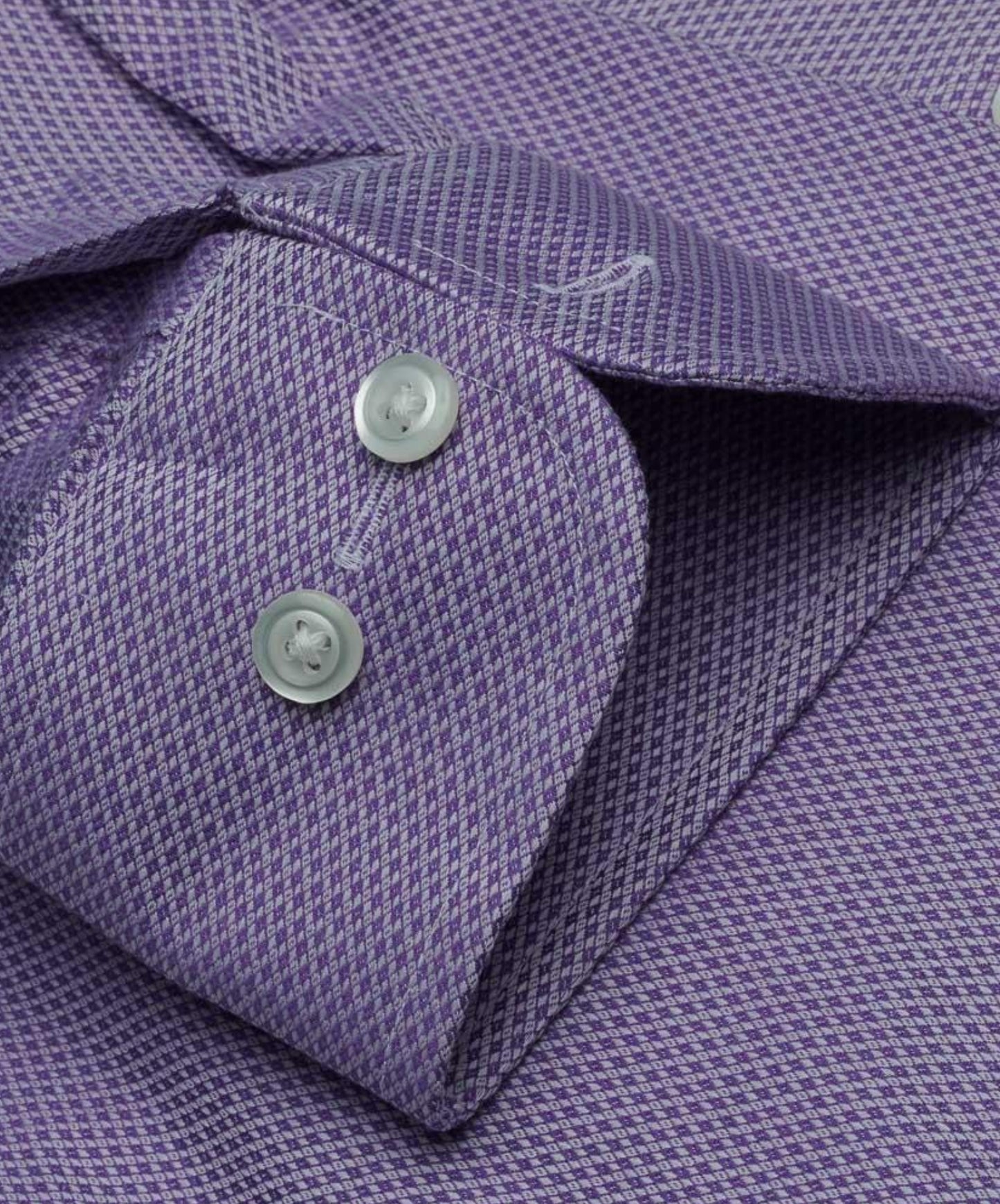 Dress Shirt - Diamand Dobby Lavendar Spread Collar