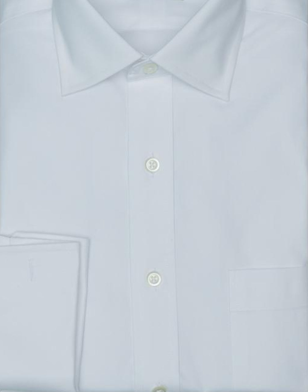 Dress Shirt - French Cuff White Spread Collar