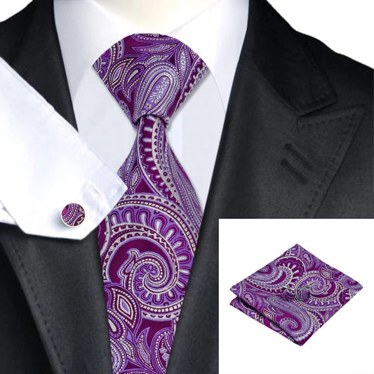 Necktie Pocket Square and Cuff-links