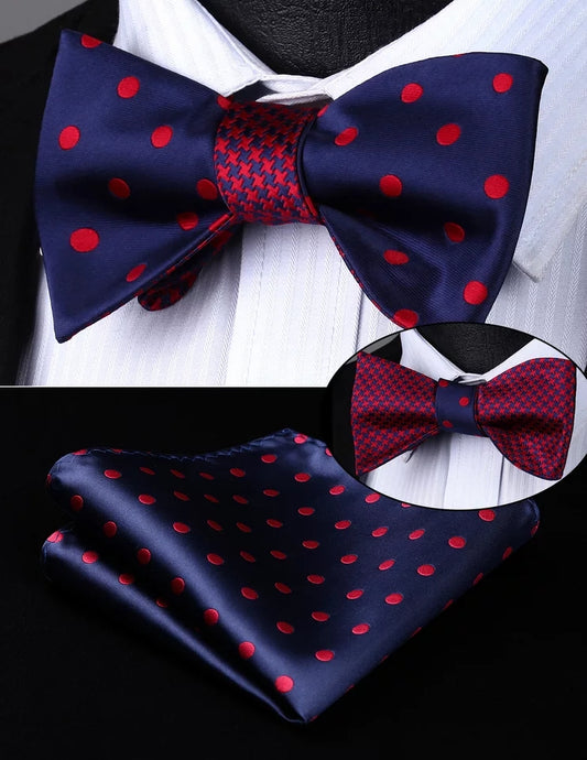 Bowtie and Pocket Square Set