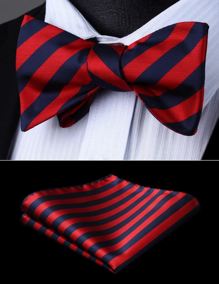 Bowtie and Pocket Square Set