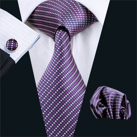 Necktie Pocket Square and Cuff-links