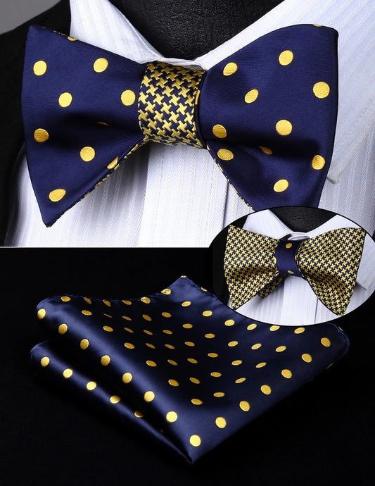 Bowtie and Pocket Square Set