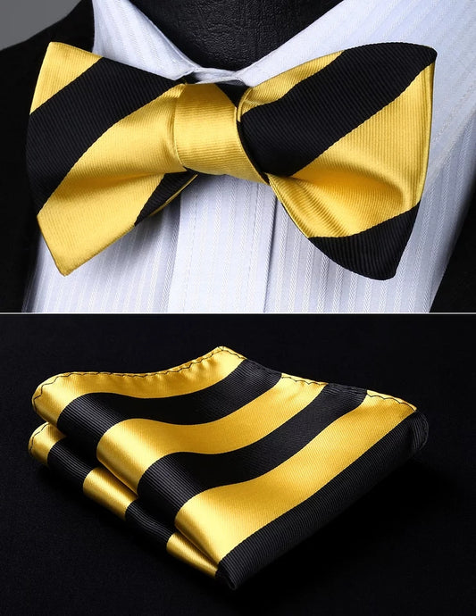 Bowtie and Pocket Square Set