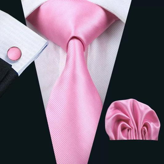 Necktie Pocket Square and Cuff-links