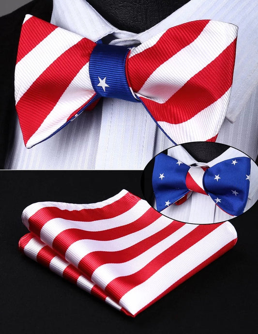 Bowtie and Pocket Square Set