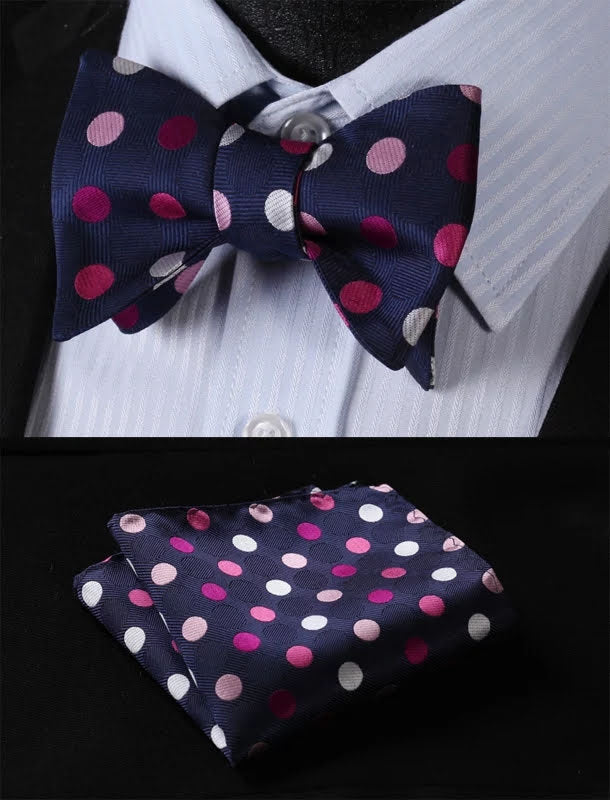 Bowtie and Pocket Square Set