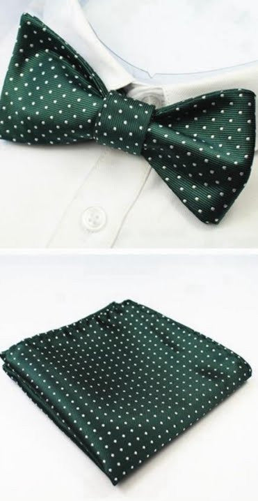 Bowtie and Pocket Square Set