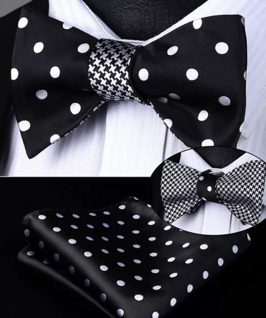 Bowtie and Pocket Square Set